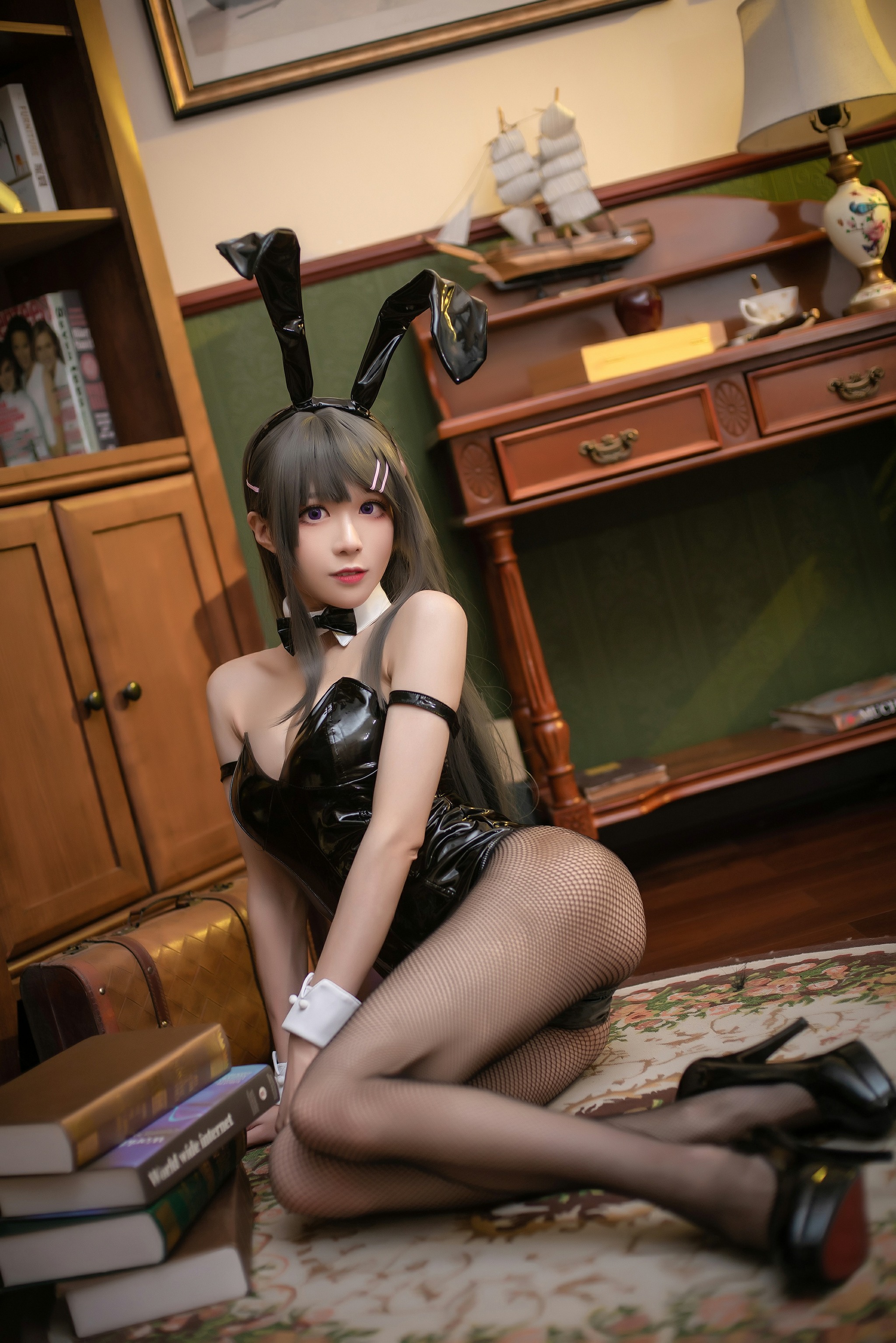 图片[1]-Tomoyo酱 – NO.005 麻衣学姐兔女郎[22P]-XikXak